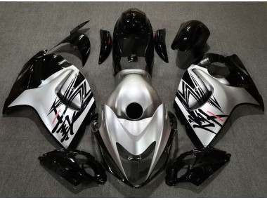 2008-2020 Glänzendes Schwarz & Silberdesign GSXR 1300 Verkleidung