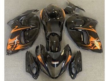 2008-2020 Schwarz Glänzend & Orange GSXR 1300 Verkleidung