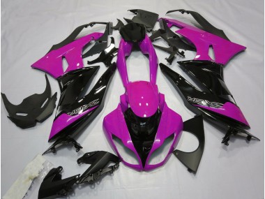 2009-2012 Glanzrosa & Schwarz ZX6R Verkleidung