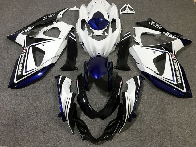 2009-2016 Blau Schwarz & Weiß GSXR 1000 Verkleidung 2009-2016 Blau Schwarz & Weiß GSXR 1000 Verkleidung