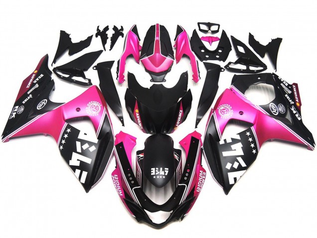 2009-2016 Matt Rosa Benutzerdefinierte Logos GSXR 1000 Verkleidung 2009-2016 Matt Rosa Benutzerdefinierte Logos GSXR 1000 Verkleidung