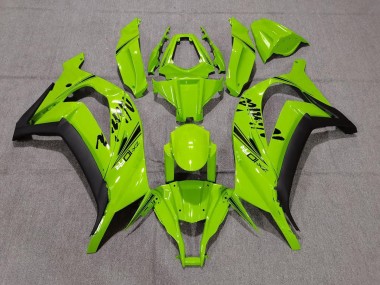 2011-2015 Glänzend Grün & Schwarz ZX10R Verkleidung