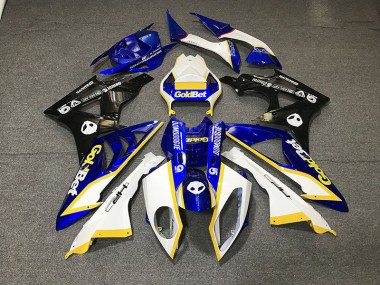 2012-2016 Glänzend Weiß & Blau CBR1000RR Verkleidung