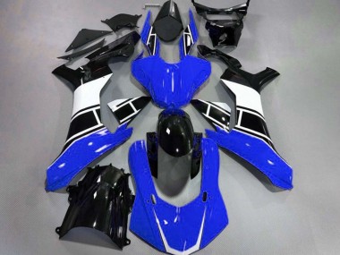2015-2019 Glänzend Blau Weiß & Schwarz R1 Verkleidung
