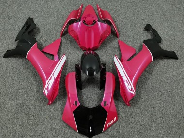 2015-2019 Hot Pink & Schwarz R1 Verkleidung
