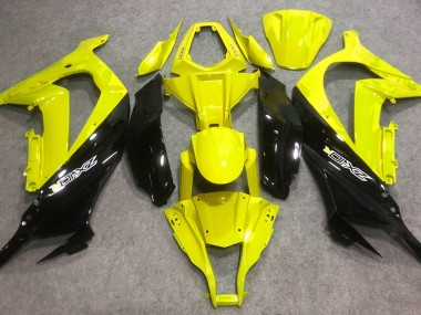 2016-2019 Glänzendes Gelb & Schwarz ZX10R Verkleidung
