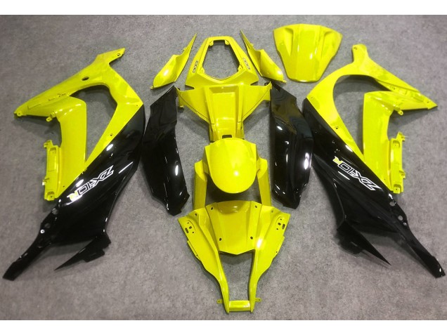 2016-2019 Glänzendes Gelb & Schwarz ZX10R Verkleidung