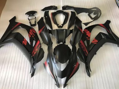 2016-2019 Satinschwarz & Rot ZX10R Verkleidung