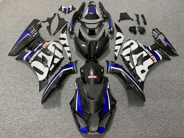 2017-2023 Kohlefaser Stil & Blau GSXR 1000 Verkleidung 2017-2023 Kohlefaser Stil & Blau GSXR 1000 Verkleidung