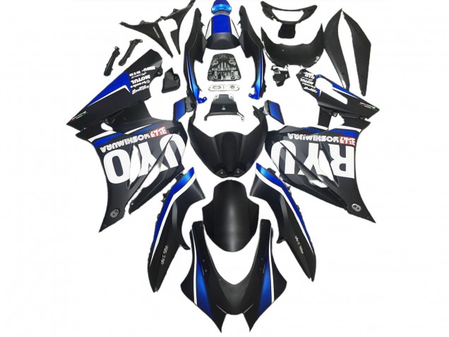 2017-2023 Matt Schwarz & Blau GSXR 1000 Verkleidung 2017-2023 Matt Schwarz & Blau GSXR 1000 Verkleidung