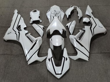 2017-2023 Perlweiß & Schwarzes Futter CBR1000RR Verkleidung