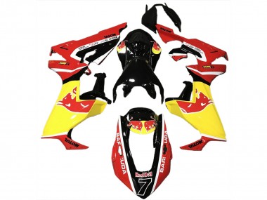 2017-2023 Rot Bull & Motul CBR1000RR Verkleidung