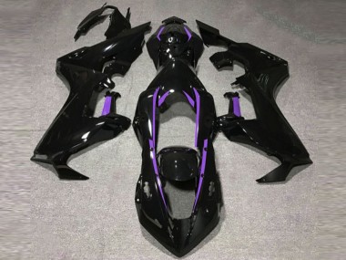 2017-2023 Schwarz Glänzend & Lila Mit Futter CBR1000RR Verkleidung