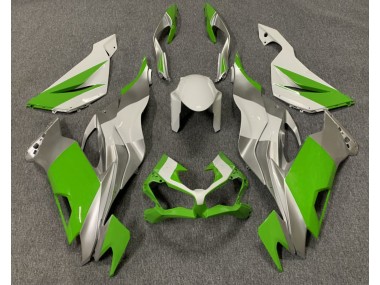 2019-2023 Glänzend Grün Weiß & Silber ZX6R Verkleidung