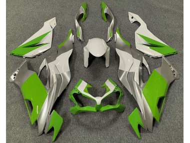 2019-2023 Grün-Weiß & Silber ZX6R Verkleidung