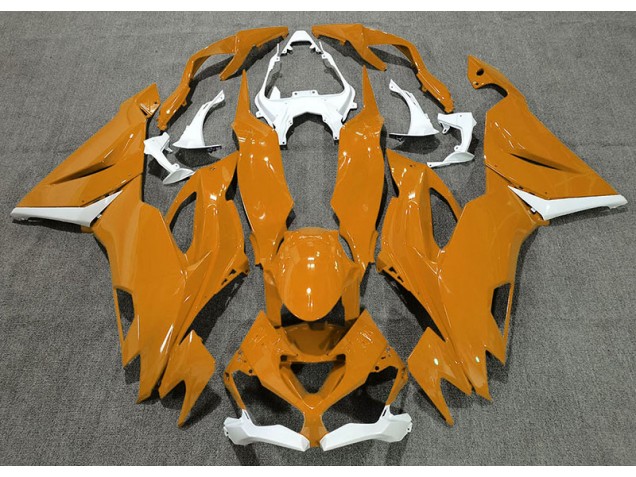 2019-2023 Orange Glänzend & Weiß ZX6R Verkleidung 2019-2023 Orange Glänzend & Weiß ZX6R Verkleidung