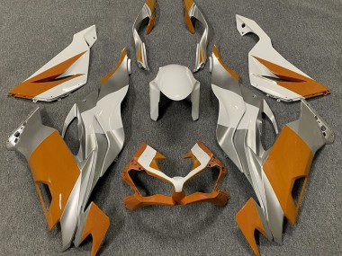 2019-2023 Orangeweiß & Silber ZX6R Verkleidung
