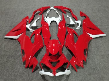 2019-2023 Rot Mit Weiß ZX6R Verkleidung